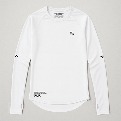 Long Sleeve TempoTech™ Running Tee - White