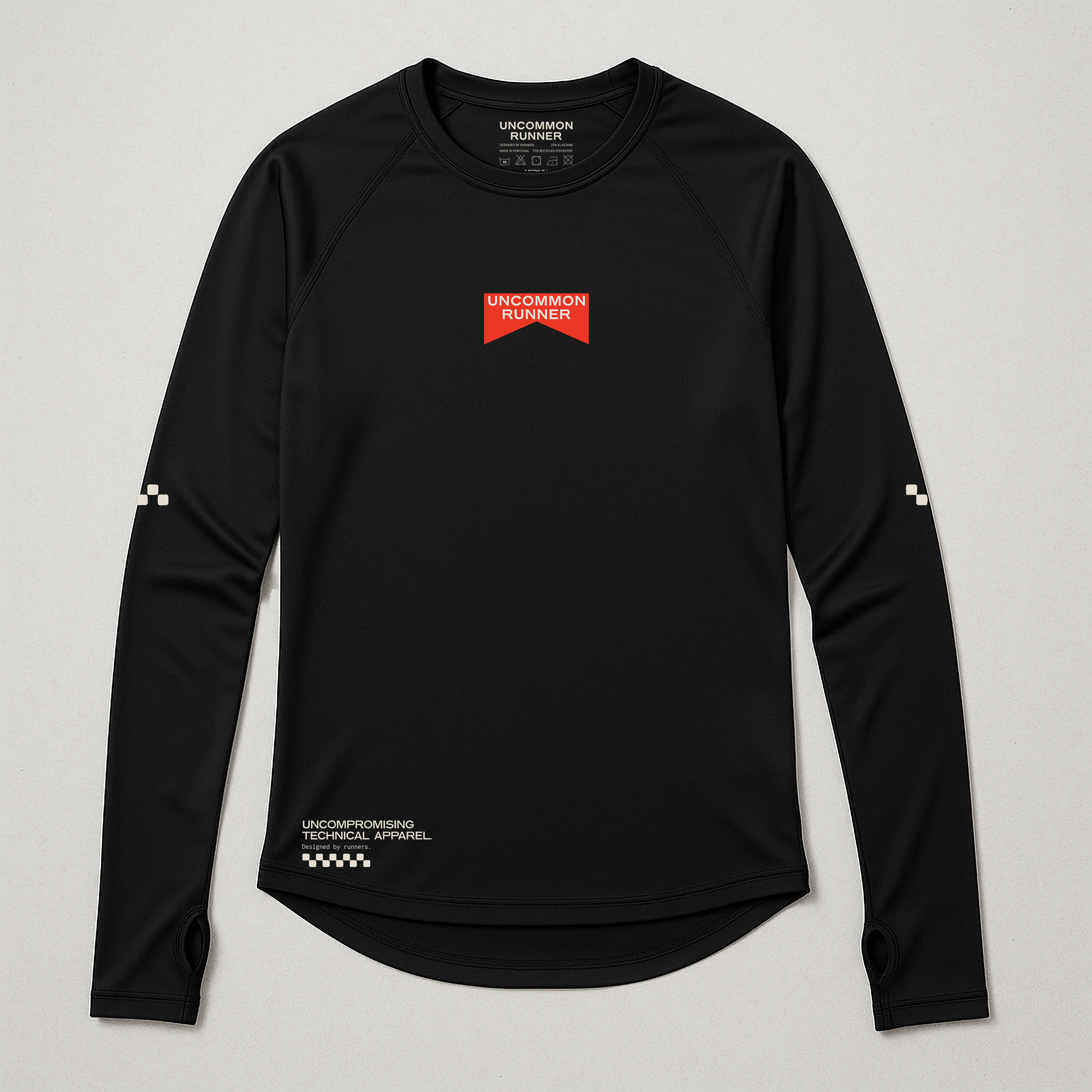 Long Sleeve TempoTech™ Running Tee - Big Cat - Uncommon Runner