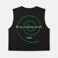 Keep Running Weird Crop Tank - Uncommon Runner