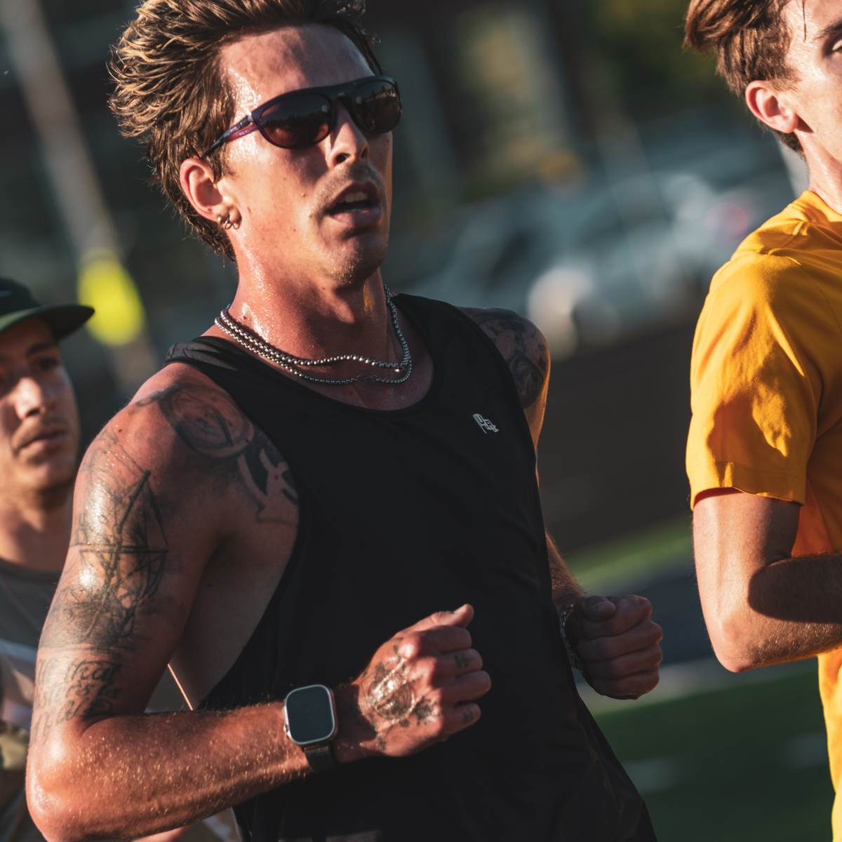 Turismo Performance Running Singlet - Black