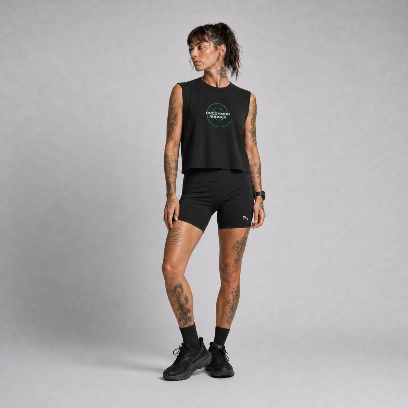 Keep Running Weird Crop Tank - Uncommon Runner
