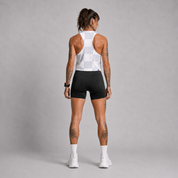 Women's Curisma Crop Singlet - Checker - Uncommon Runner