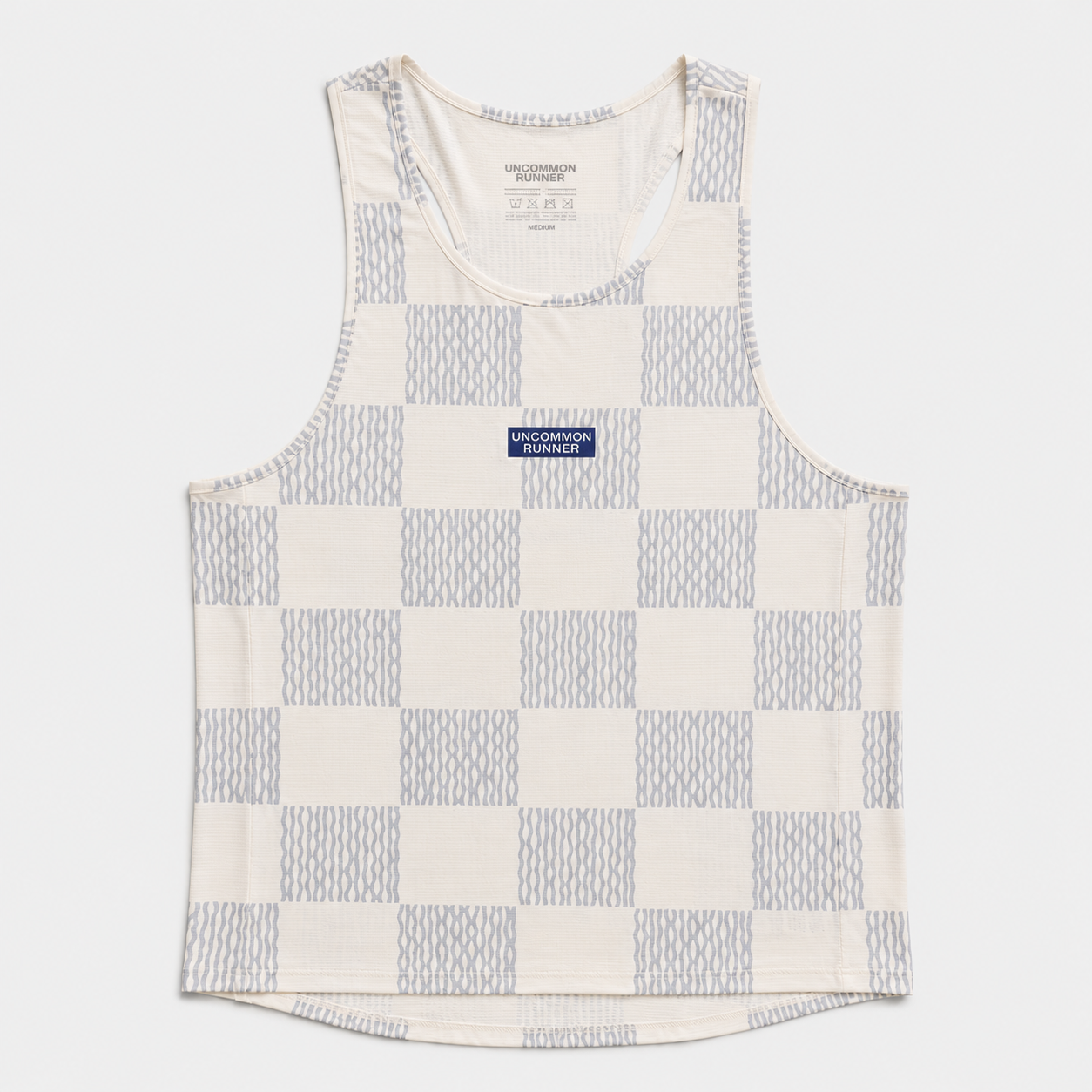 Men's Turismo Singlet - Checker - Uncommon Runner