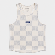 Men's Turismo Singlet - Checker - Uncommon Runner
