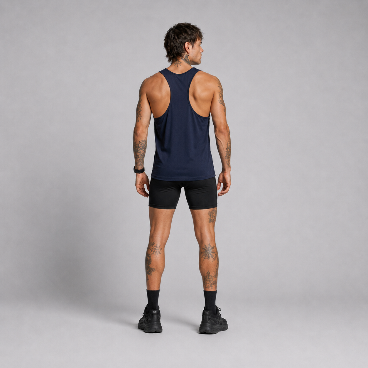 Men's Turismo Singlet - Midnight Racer - Uncommon Runner