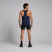 Men's Turismo Singlet - Midnight Racer - Uncommon Runner
