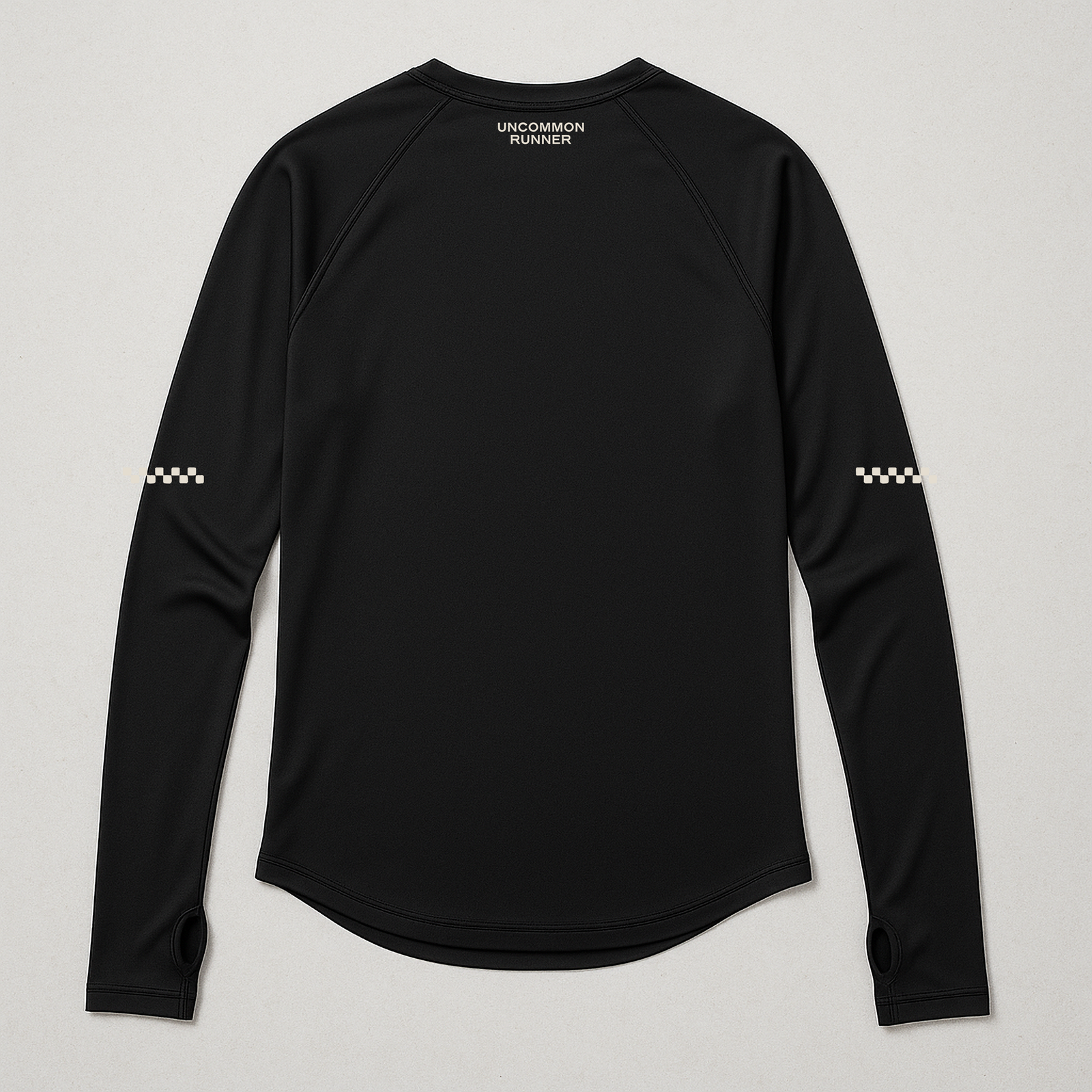 Long Sleeve TempoTech™ Running Tee - Nero - Uncommon Runner