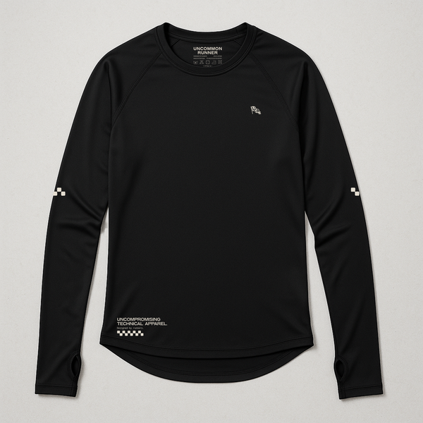 Long Sleeve TempoTech™ Running Tee M - Nero